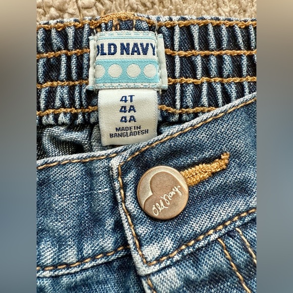 👖 Old Navy Girls Denim Jean Skirt | Size 4T | 100% Cotton - Picture 5 of 5
